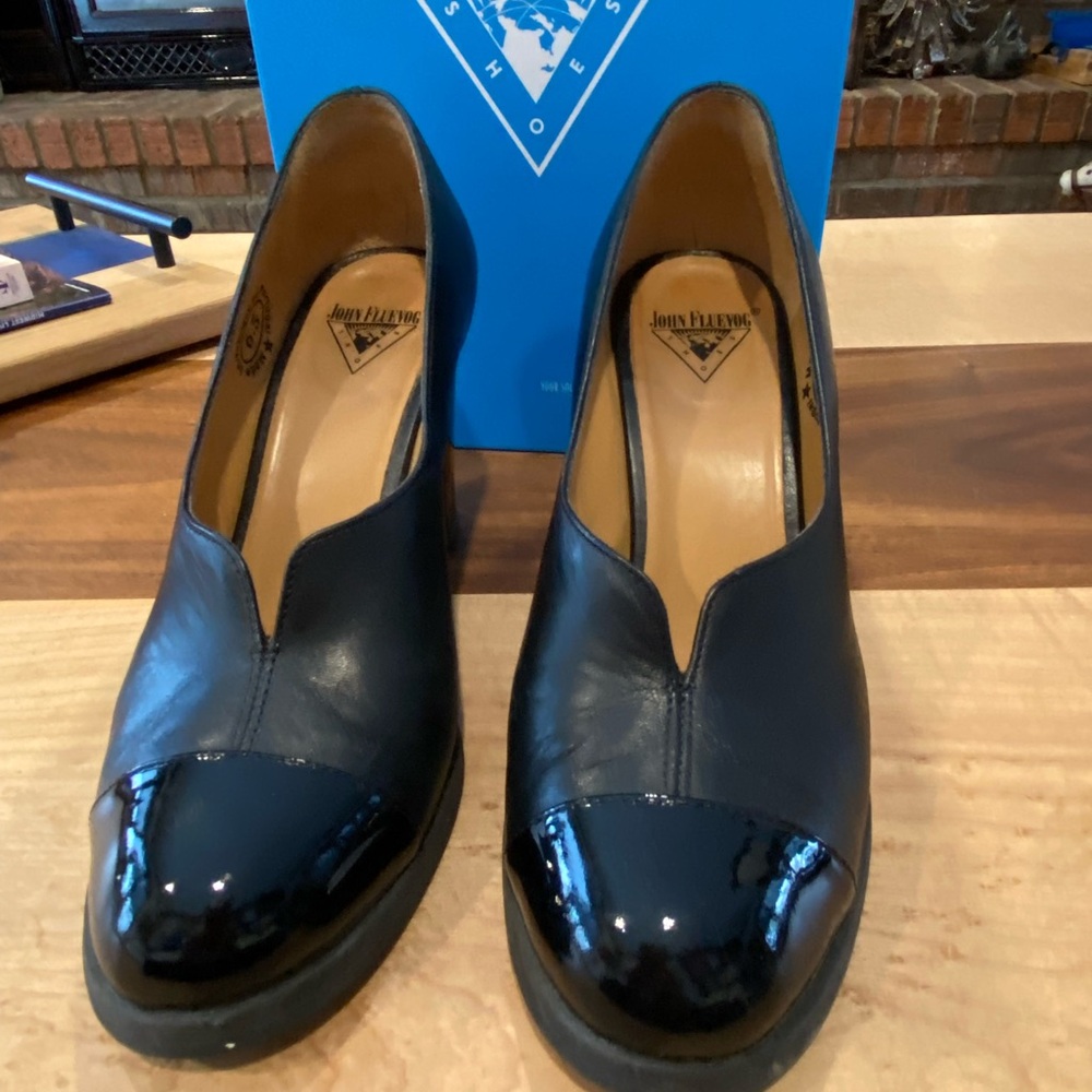 John Fluevog black heel. Size 6.5